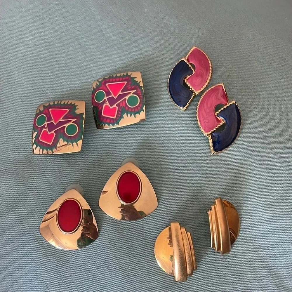 Vintage‎ 80's Earring Lot